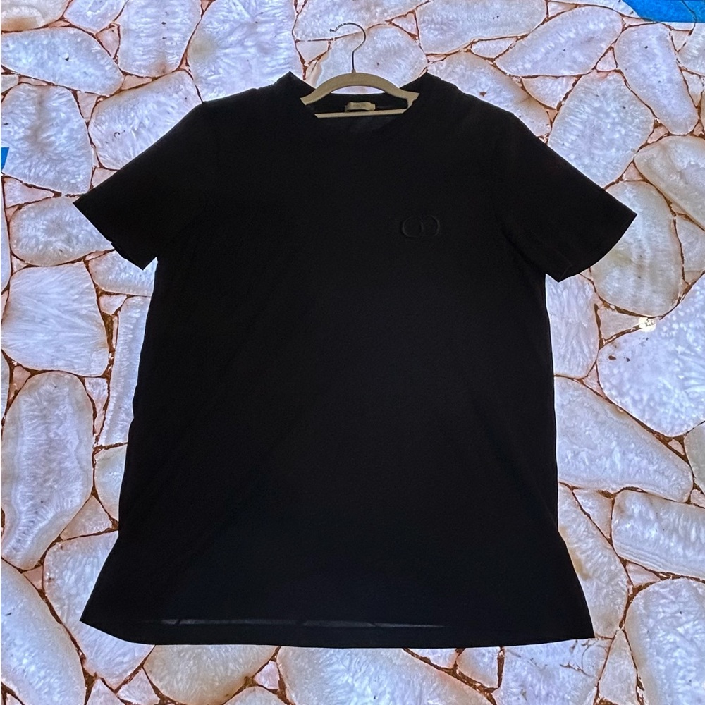 Dior CD Icon T-Shirt Relaxed Fit Black Cotton